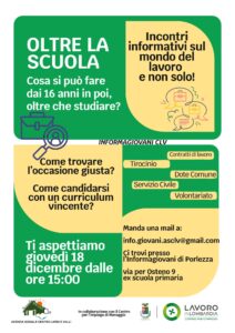 INCONTRI INFORMATIVI SUL MONDO DEL LAVORO