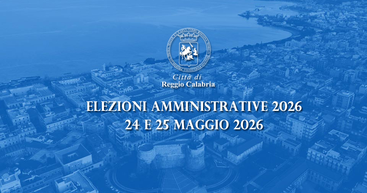 ELEZIONI COMUNALI 24-25 MAGGIO 2026
